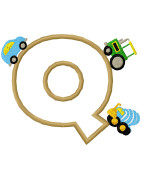 Specialty Applique Car Font