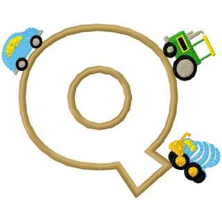 Specialty Applique Car Font