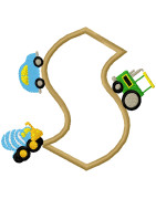 Specialty Applique Car Font