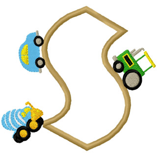 Specialty Applique Car Font