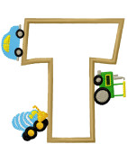 Specialty Applique Car Font