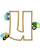 Specialty Applique Car Font