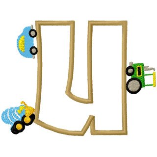 Specialty Applique Car Font