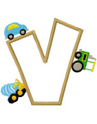 Specialty Applique Car Font