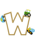 Specialty Applique Car Font