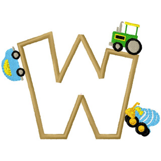 Specialty Applique Car Font