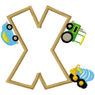 Specialty Applique Car Font