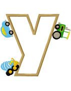 Specialty Applique Car Font