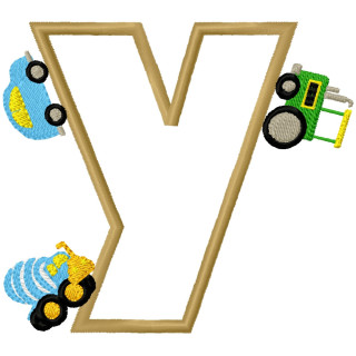 Specialty Applique Car Font