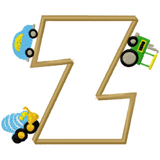 Specialty Applique Car Font