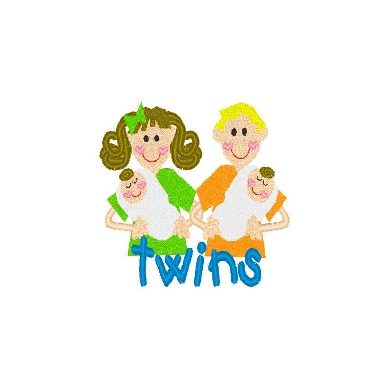 couple-with-twins