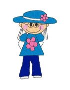 black-outline-girl-blue-hat-and-glasses