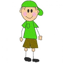 black-outline-boy-green-hat