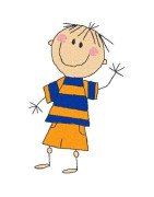 black-outline-boy-waving