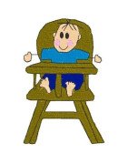 black-outline-boy-high-chair