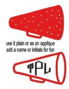 megaphone-applique