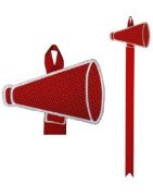 megaphone-bow-holder