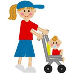 mommy-with-stroller