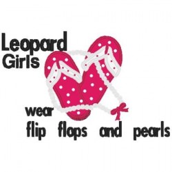 Leopard Girls Applique