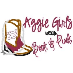 Aggie Boots and Pearls