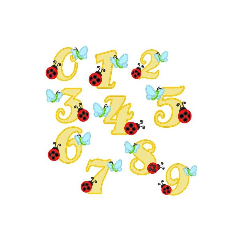 Butterfly and Ladybugs Numbers