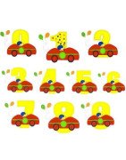 Race Car Numbers