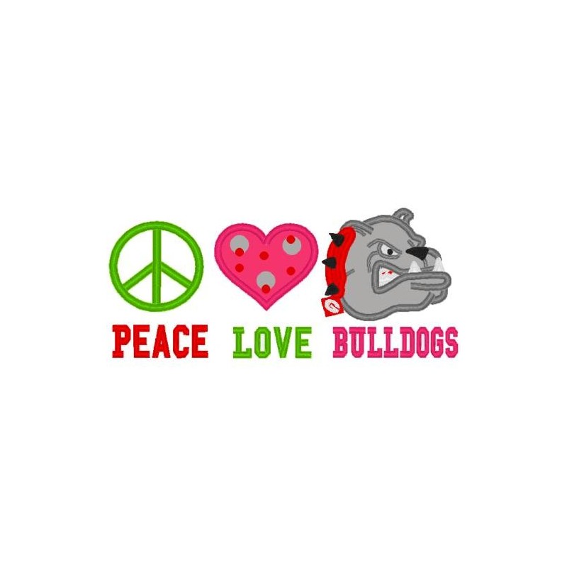 Love Peace Bulldogs