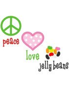 Love Peace Jelly Beans