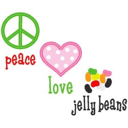 Love Peace Jelly Beans