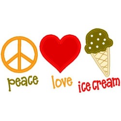 Love Peace Ice Cream