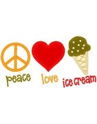 Love Peace Ice Cream