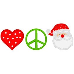 Love Peace Santa 2