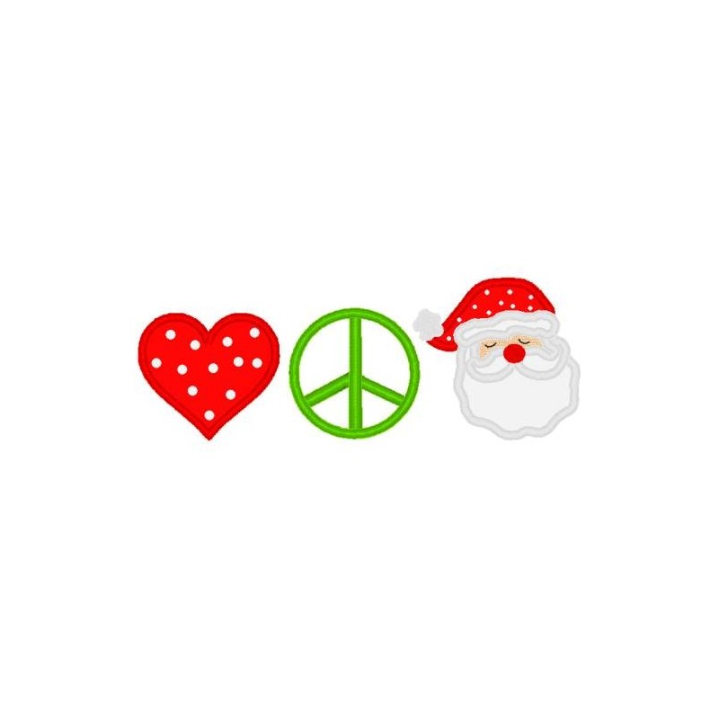 Love Peace Santa 2