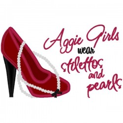 Stilettos and Pearls Aggie