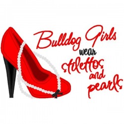 Stilettos and Pearls Bulldog