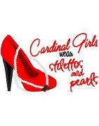 Stilettos and Pearls Cardinal