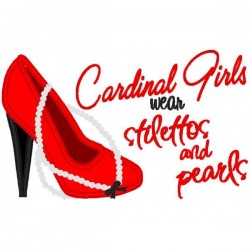 Stilettos and Pearls Cardinal