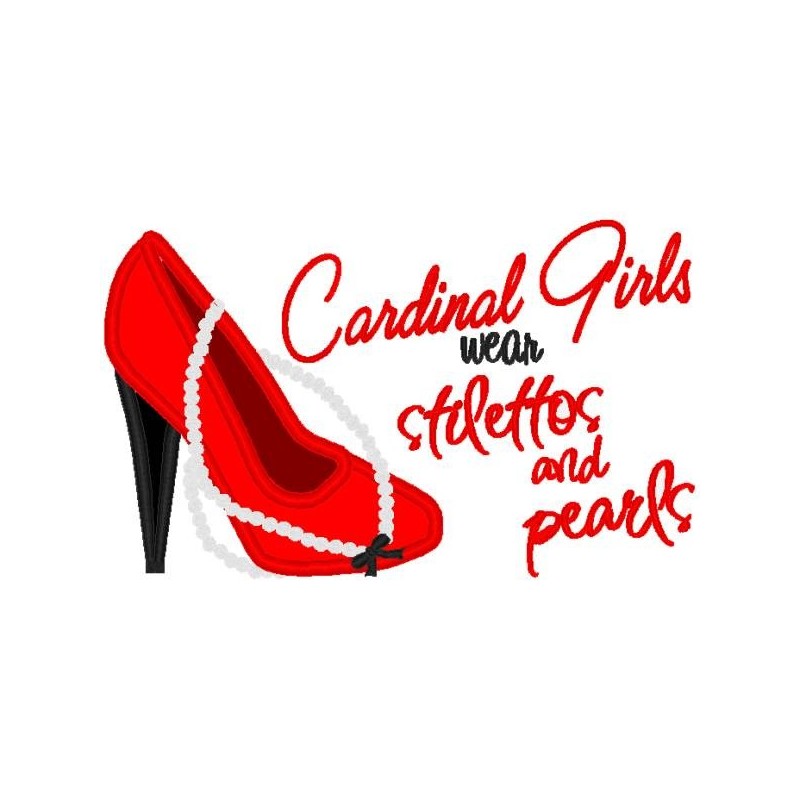 Stilettos and Pearls Cardinal
