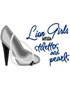 Stilettos and Pearls Lion