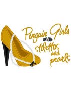 Stilettos and Pearls Penguins