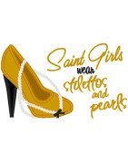Stilettos and Pearls Saint
