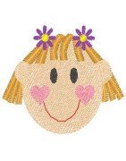 girl-head-short-hair-with-flowers