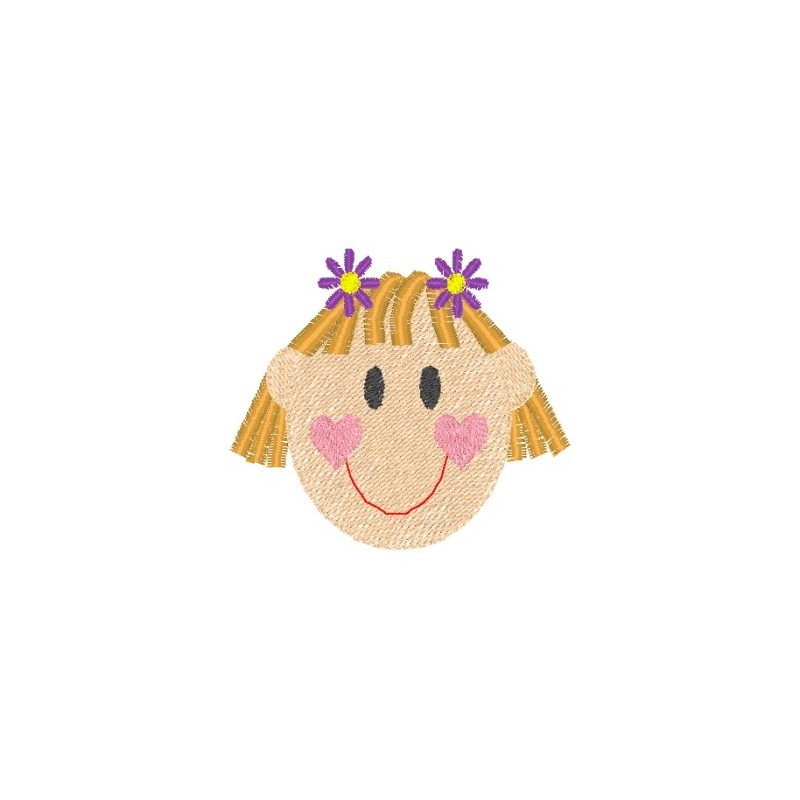 girl-head-short-hair-with-flowers