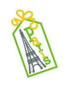 Paris Tag Mega Hoop Design