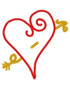Holiday Curly Heart 3 Mega Hoop Design