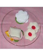 In The Hoop Tea Party Sandwich and Cookies Set