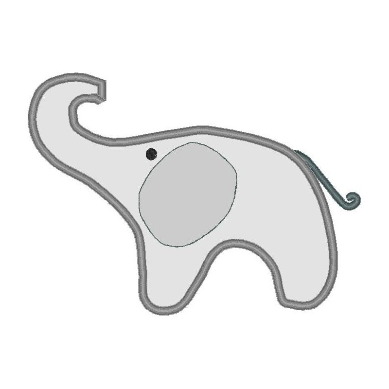 Elephant with Frayed Ear