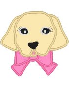 Puppy with Bow