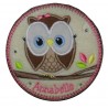 Owl in Cirlcle can be personalized. No Font Included