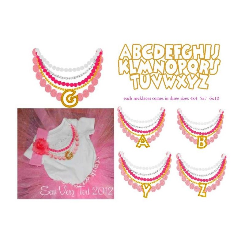 Alphabet necklace Set VIP Format